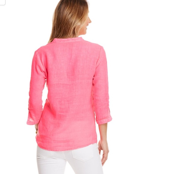 Vineyard Vines Linen Tunic Top - Picture 3 of 12
